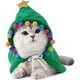thumbnail image 5 of Disfraz de Navidad para mascotas Cachorro Capa de Navidad con estrella y pompones Gato Capa de Papá Noel con gorro de Papá Noel Fiesta Perro de tamaño pequeño a mediano Vhermosa WRJM-499-2, 5 of 5