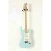 Squier Deluxe Strat Electric Guitar Level 3 Daphne Blue 888365996974