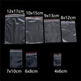 thumbnail image 3 of 1000pcs Zip lock Bags Reclosable Clear Poly Bag Plastic Baggies Small Jewelry Bags Food Packaging Home kitchen 100/200pcs, 3 of 12