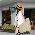thumbnail image 6 of Kukuzhu Womens Large Straw Beach Tote Bag Handmade Woven Shoulder Bag Handbag Purse for Summer, 6 of 6