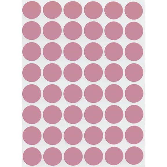 Royal Green Color Coding Labels Pastel Pink 5/8" Diameter (11/16) Rounds Dot Stickers - Size 0.69-17mm DOTS 720 Pack