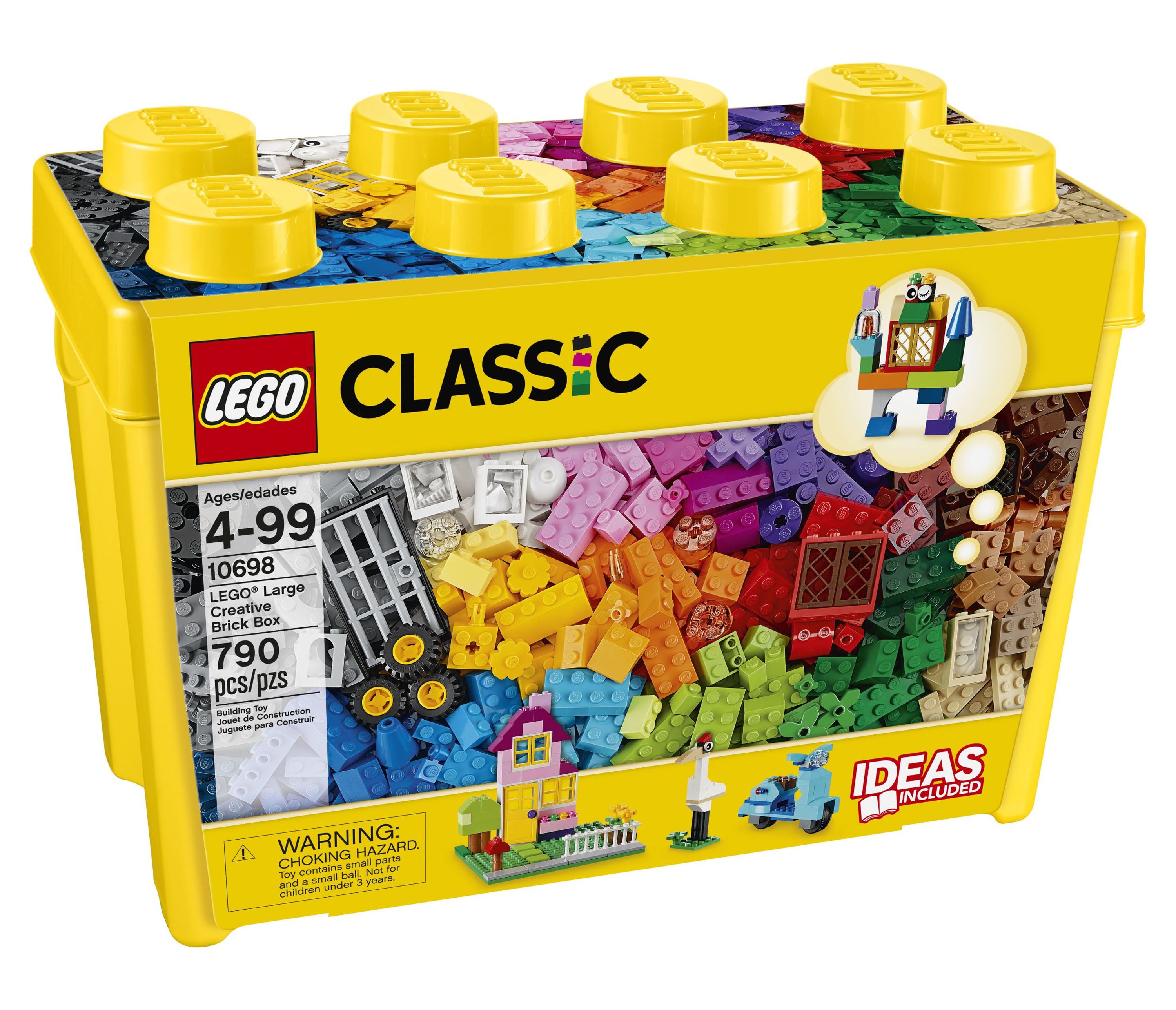 LEGO Classic Large Creative Brick Box 10698 Play and Be Inspired by LEGO Masters, Toy Storage Solution for Home or Classrooms, Interactive Building Toy for Kids, Boys, and Girls - image 3 of 6