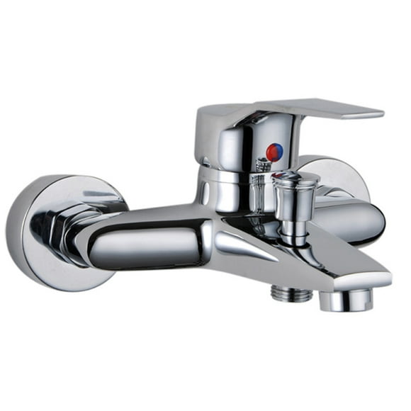 Miangastore Robinet d'Évier de Salle de Bain Brossé Poignée Unique Eau Chaude et Froide Sans Eau