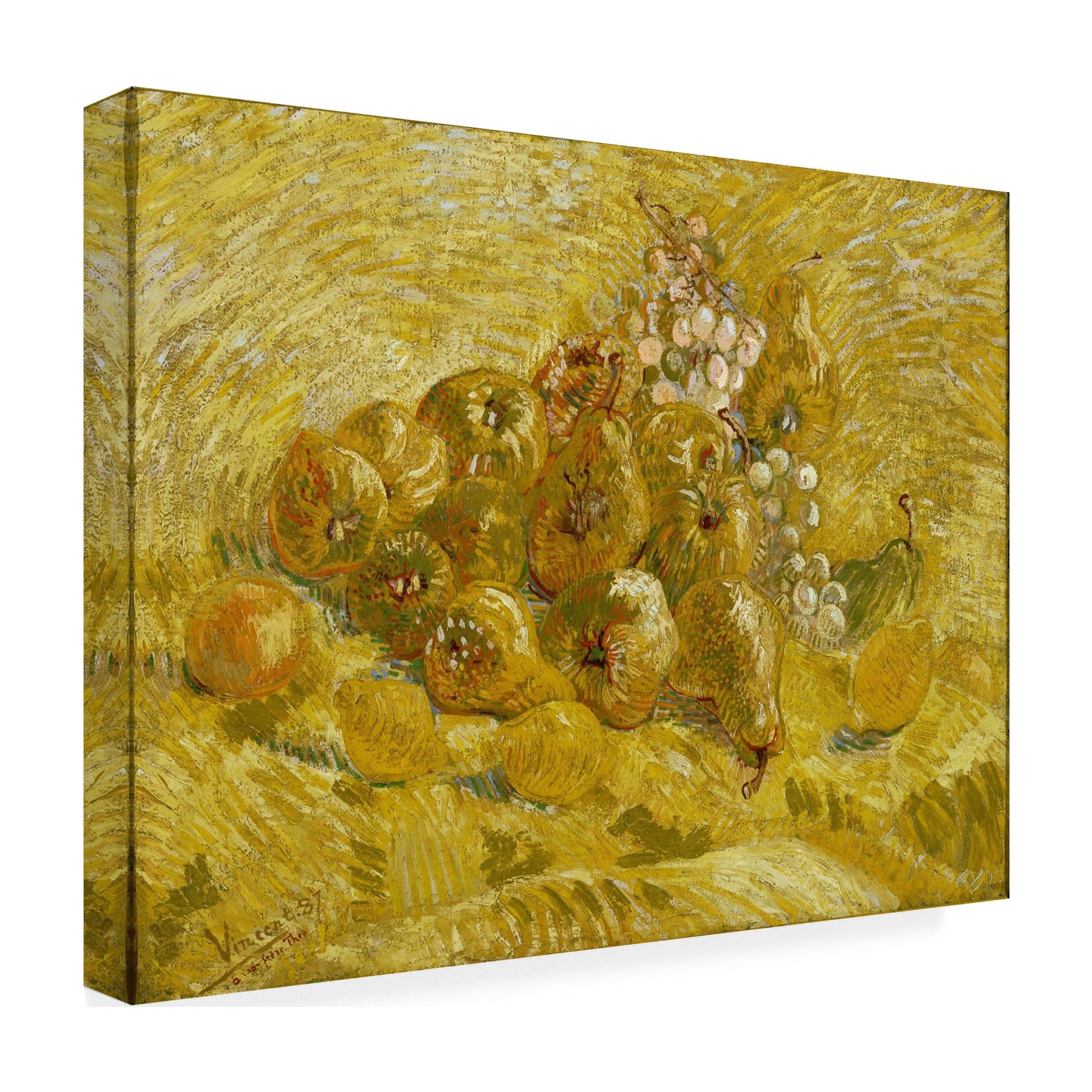 Van Gogh 'Quinces Lemons Pears And Grapes' Canvas Art