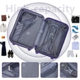 thumbnail image 2 of imerelez Luggage Sets 6 Piece with Duffel Bags:Hardside Expandable Suitcases with Spinner Wheels, Grape Purple, 2 of 5