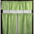 thumbnail image 4 of Cotton Stripes 3 Piece Window Valance Set (11 Colors), 4 of 11