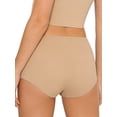 thumbnail image 2 of inhzoy Women's Boxer Briefs Underwear Ladies Boyshort Panties Under Dress Shorts Yoga Sports Knickers Nude L, 2 of 7