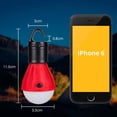 thumbnail image 3 of Linterna LED para acampar oso de fresa paquete de 4 luz de emergencia portátil rojo, 3 of 6
