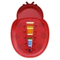 thumbnail image 4 of Juguete musical de percusión de xilófono en forma de mariquita ABS con placa de aluminio colorida de 5 notas para Toddle Kid (rojo), 4 of 7
