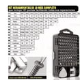thumbnail image 2 of Kit De Desarmadores Y Herramientas De Precisión 115 En 1 Duty  9O39ED, 2 of 6