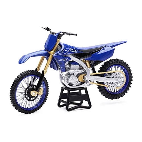 NewRay Yamaha YZ450F Dirt Bike Motorcycle, 1/6, Blue and Black