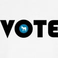 thumbnail image 3 of CafePress - Vote Blue Ringer T - 100% Cotton Ringed T-Shirt, 3 of 4