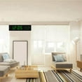 thumbnail image 3 of Xingzhi LED Digital Alarm Clocks Wall Clock 24 Hours Hourly Chime Green Display, 3 of 8