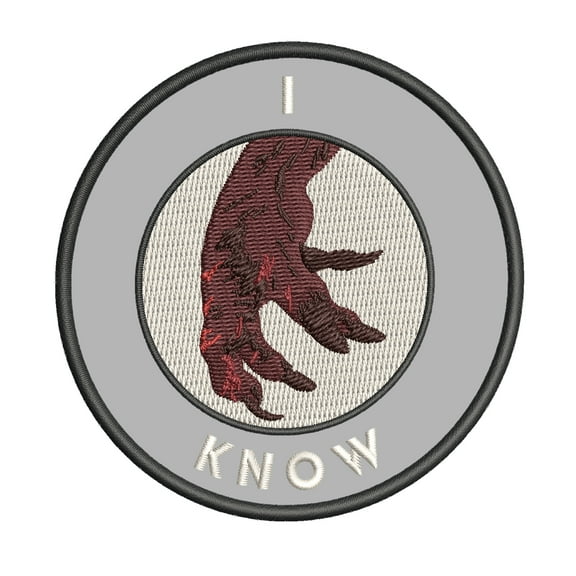 Bigfoot Patrol! I Know 3.5" Iron On Or Sew On Embroidered Fabric Badge Patch Unexplained Mysteries Iconic Series
