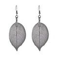 thumbnail image 2 of Jiaroswwei Tree Leaf Shape Alloy Hollow Bright Dangle Hook Earrings Fashion Jewelry for Wedding, 2 of 8