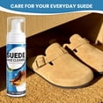 thumbnail image 7 of Suede Shoe Cleaner Kit, 6.76oz Suede & Nubuck Cleaner Spray with Brush and Towel, Color-Safe Foam Cleaner for Sneakers, Boots, Trainers & Leather Shoes, Removes Dirt, Stains, Salt Marks & Water Spots, 7 of 7