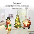 thumbnail image 4 of Cateissary Navidad ventana luz impermeable Navidad colgante iluminación decoración ventosa interior Año Nuevo lámpara fotografía Kits de decoración para fiestas Tipo 2 Cateissary HA069522-02B, 4 of 6