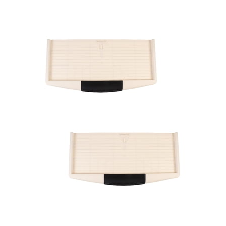 2 Pcs Computer Keyboard Drawer Z Style Stand Tray Slide for Desk Office