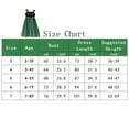 thumbnail image 5 of LOEL Girls Princess Dress Fancy Outfit Christmas Birthday Theme Party Fairy Green Dress, 5 of 9
