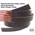 thumbnail image 3 of ELW Brown Tooling Leather Straps 1/2" to 4" Wide, 68-72 Inches Long 5/6 oz., 3 of 5