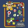 thumbnail image 2 of Boy's Nintendo Super Mario Character Retro Poster  Pull Over Hoodie, 2 of 4