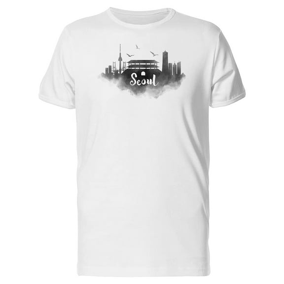 Seoul Black Paint Tee Men's -Image by Shutterstock