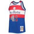 thumbnail image 2 of Men's Mitchell & Ness Wes Unseld Blue Washington Bullets 1977/78 Hardwood Classics NBA 75th Anniversary Diamond Swingman, 2 of 3