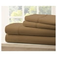 thumbnail image 2 of Becky Cameron Solid Microfiber Sheet Sets, Full, Brown, 6-Pieces, 2 of 2