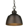 thumbnail image 3 of Wry Lighting Holmes 1-light Pendant in Rubbed Bronze, 3 of 5