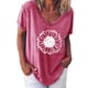 thumbnail image 2 of Puntoco Mujeres Moda Casual Impresión Camisas Manga Corta Suelta Tee tops Blusa Puntoco Puntoco-459, 2 of 4