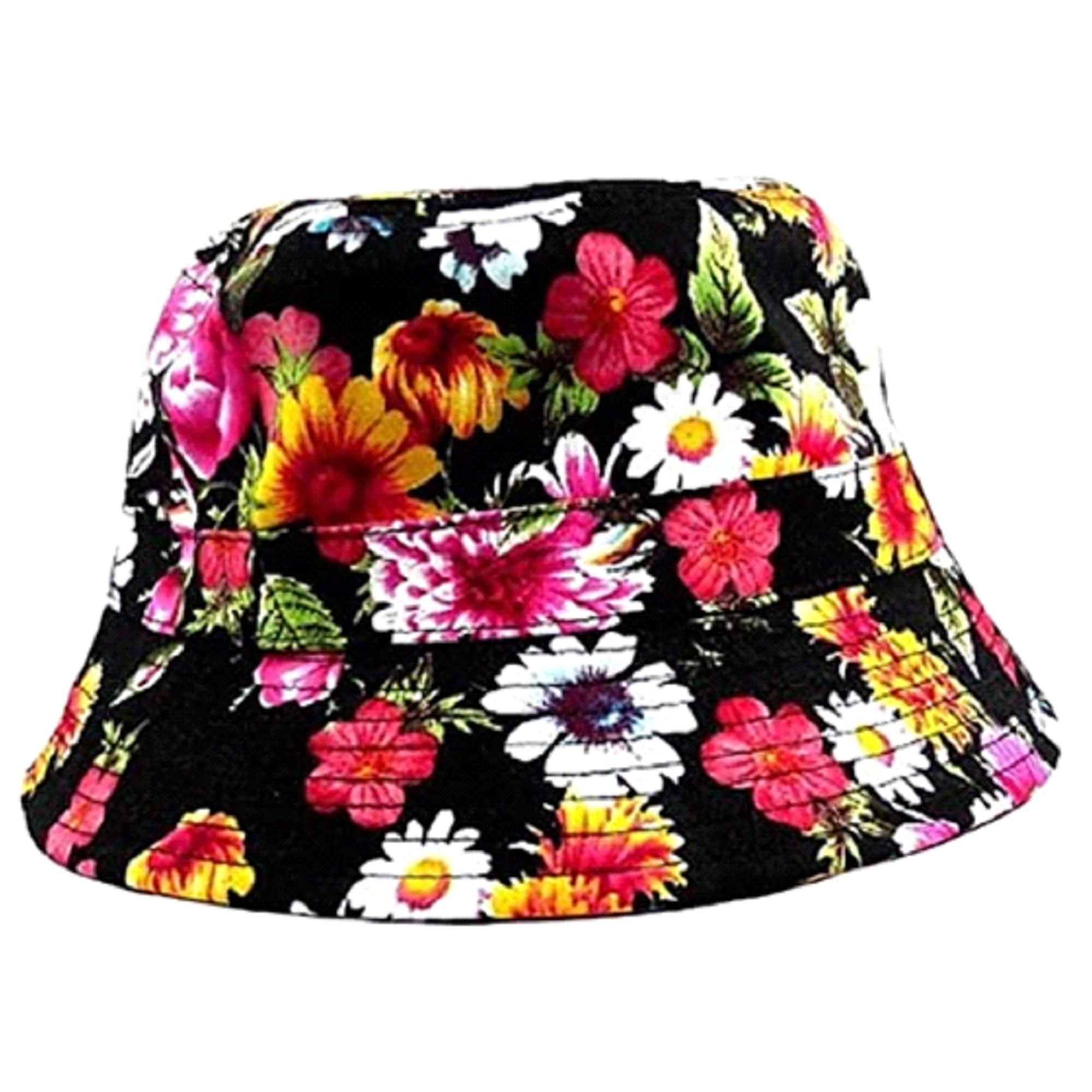 Fashion Adult Women's Bucket Hat (Multi Flowers)