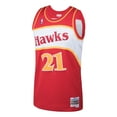 thumbnail image 2 of Men's Mitchell & Ness Dominique Wilkins Red Atlanta Hawks 1986/87 Hardwood Classics Swingman Jersey, 2 of 3