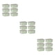 thumbnail image 3 of Recipientes de plástico transparentes Billuyoard para alimentario Tapa hermética Verde 6 piezas, 3 of 6