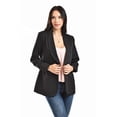 thumbnail image 1 of Blazer manga 3/4 Roman Fashion /Juvenil, 12255 (Negro) negro M, 1 of 5