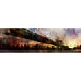 thumbnail image 3 of Roko, Ken 24x10 Black Modern Framed Museum Art Print Titled - Under the Manhattan Bridge, 3 of 5