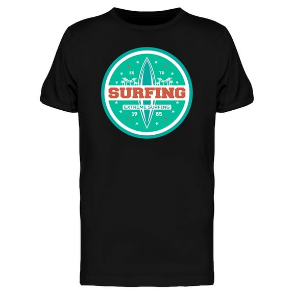 Surfing Extreme 1985 T-Shirt Men -Image by Shutterstock, Male 3X-Large