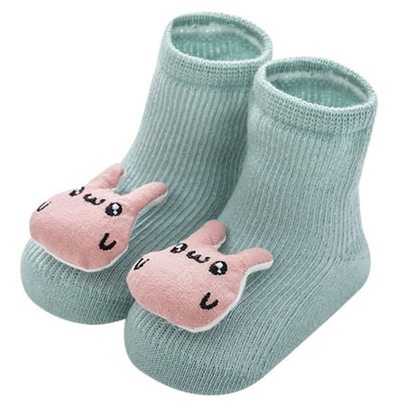 

Socks For Kids Kids Baby Boys Girls Breathable Cartoon Animals Anti-Slip Socks