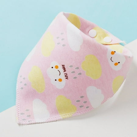 

Ameiqe Baby Bibs Towel Unisex Triangles Scarf Cotton Cartoon Infantborn Feeding Apron Saliva Absorbent Bandana Towel(AB-82 (color Cloud Foundation))