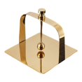 thumbnail image 1 of veasfak Creative Stainless Steel Napkin Holder Smooth Surface for Banquets Party square square gold, 1 of 7