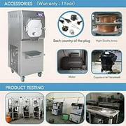 Kolice ETL Commercial Hard Ice Cream Machine, Italian Water Ice Machine, Batch Freezer-Cylinder:14L