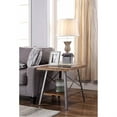 thumbnail image 2 of ACME Ikram 2Pc Pk End Table in Weathered Oak & Sandy Black, 2 of 3