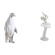thumbnail image 1 of Escultura de pingüino, estatua de animal, figura de bailarina, adorno de mesa, artesanía de resina, adecuada para dormitorio, sala de estar, oficina,, 1 of 8