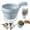 C, variant on Small Fruit Colander and Dual Layer Draining Basket with Handle, Vegetable Strainer Washer for Berries Tomatoes, Kitchen Rinser Container Bowl for Washing and Draining