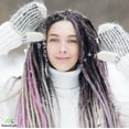 thumbnail image 5 of , Pack of 405 Pony Beads Set Hair Beads Kit Including 5 Pieces Quick Beader 200 Pieces Plastic Pony Beads 200 Pieces Mini Rubber Bands for Women Girls Hair Braids Crafts Supplies, 5 of 5