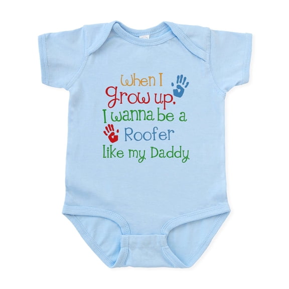 CafePress - Roofer Like Daddy Infant Bodysuit - Baby Light Bodysuit, Size Newborn - 24 Months