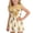E003-Yellow, variant on hengsof Girls Summer Sleeveless Princess Dress Floral Print Party Casual Sundress Ruffled Round Neck Knee Length for 1-10 Years