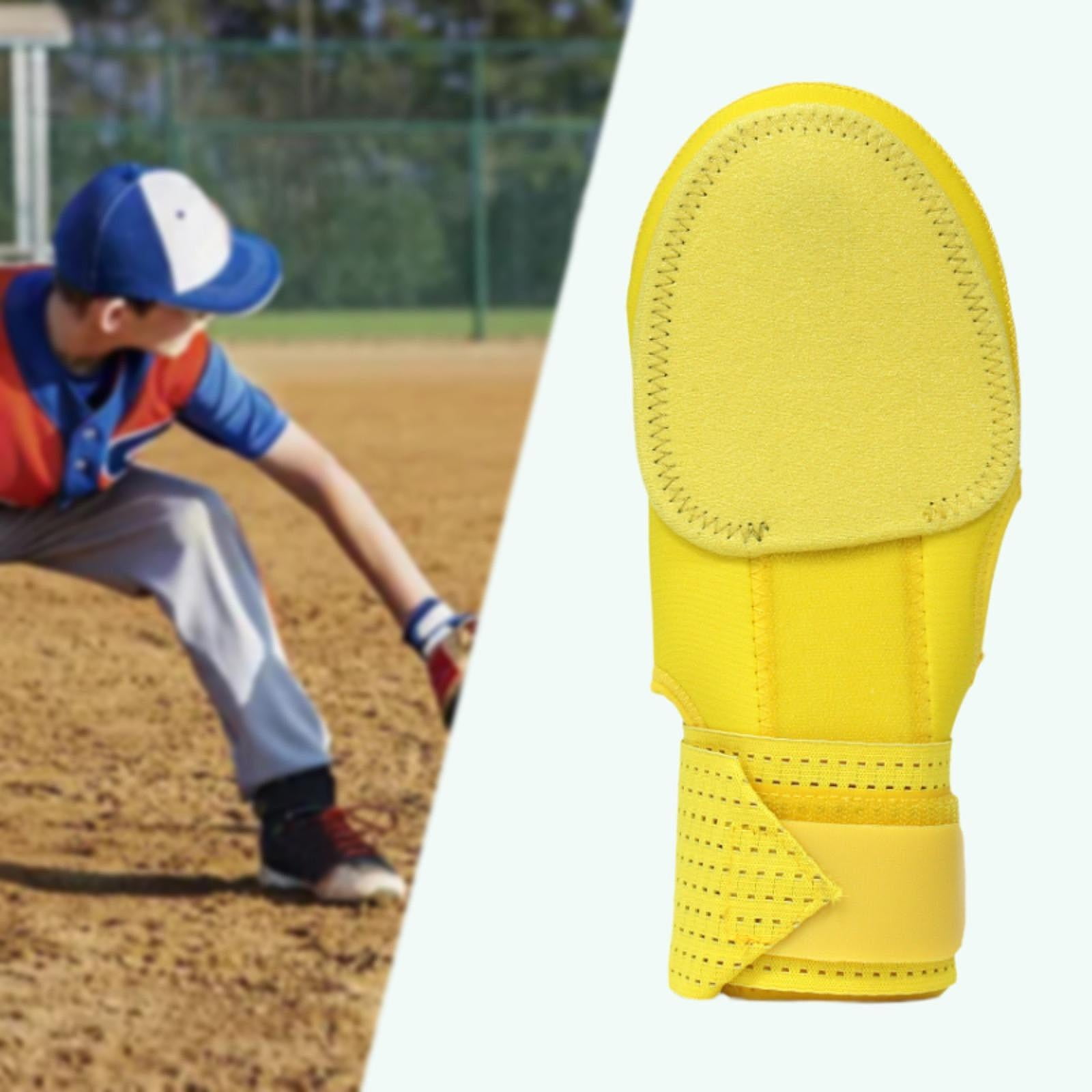 Baoblaze Baseball Sliding Glove Softball Sliding Guard for Practice Training Exercise Yellow
