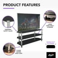 AVF Group Classic Corner Glass TV Stand for Up to 55" Screen Size