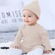 thumbnail image 2 of Gibobby Conjunto niño Recién Nacido bebé niñas niños sólido otoño acanalado manga larga tejido suéter diademas conjunto ropa(B,18-24 Meses), 2 of 3