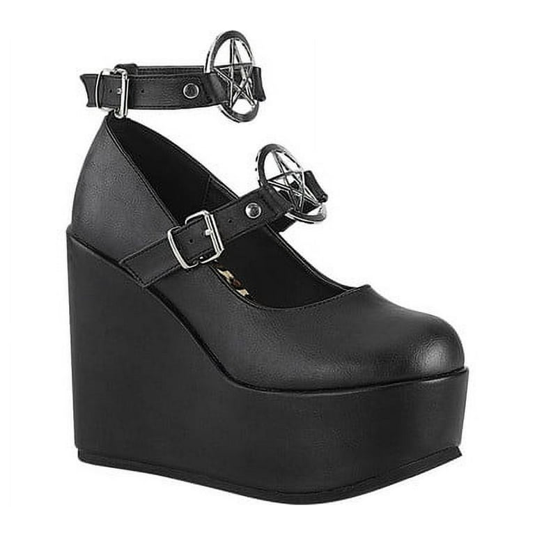 Women's Demonia Poison 99-1 Wedge Platform Mary Jane